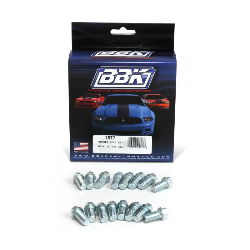 Bbk 1994-1995 Chevrolet Camaro 4Th Gen Sbf 302 351W Exhaust Header Bolt Kit 3 8-16 0.75In (16) 1