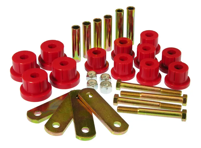 Prothane 1967-1981 Chevrolet Camaro 1St-2Nd Gen Hd Spring & Shackles Bushings Red 1