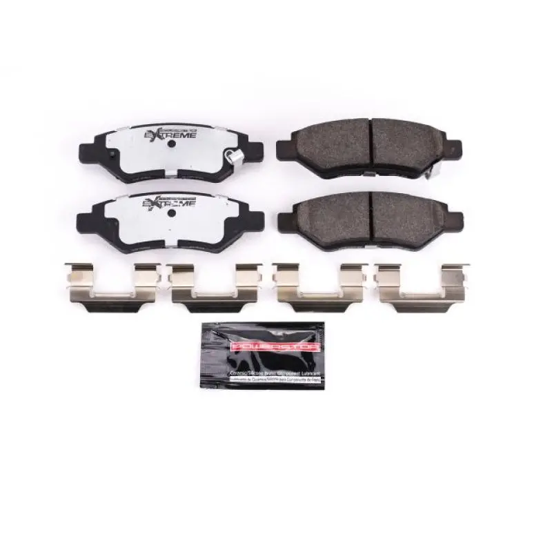 Powerstop 2010-2015 Chevrolet Camaro 5Th Gen Power Stop Rear Z26 Extreme Street Brake Pads W Hardware 1