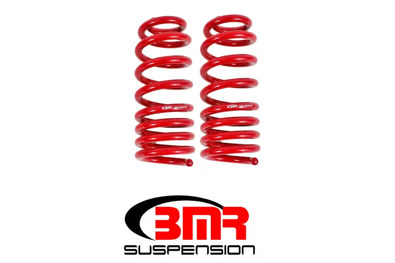 Bmr Suspension 1993-2002 Chevrolet 4Th Gen Camaro Bmr F-Body Front Handling Version Lowering Springs Red 1