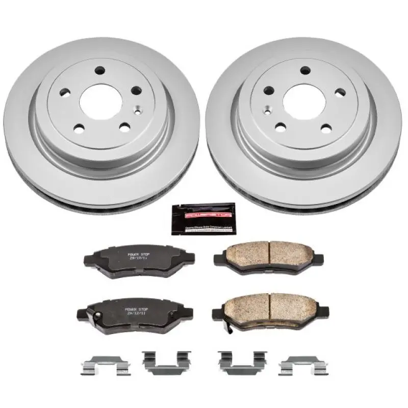Powerstop 2010-2015 Chevrolet Camaro 5Th Gen Power Stop Rear Z17 Evolution Geomet Coated Brake Kit 1