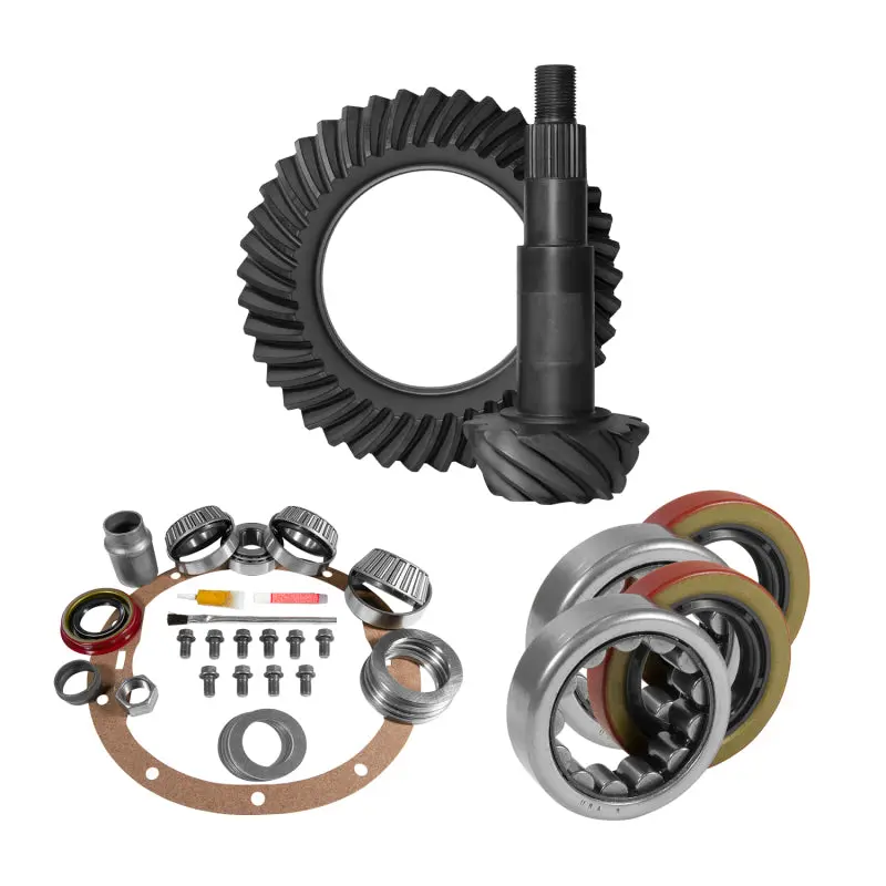 Yukon Gear & Axle 1967-1970 Chevrolet Camaro 1St-2Nd Gen Yukon Gear 8.2In Gm 3.73 Rear Ring & Pinion Install Kit 2.25In Od Axle Bearings & Seals 1