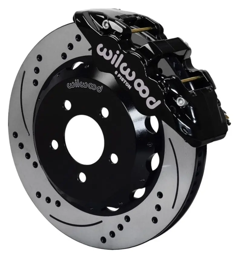 Wilwood 2016-2017 Chevrolet Camaro 6Th Gen Aero6 Front Hat Kit 15.00 Drilled -Up W Lines 1