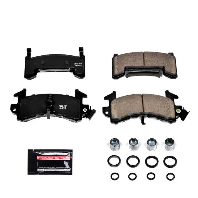 Powerstop 1982-1992 Chevrolet Camaro 3Rd Gen Power Stop Ii Front Or Rear Z23 Evolution Sport Brake Pads W Hardware 1