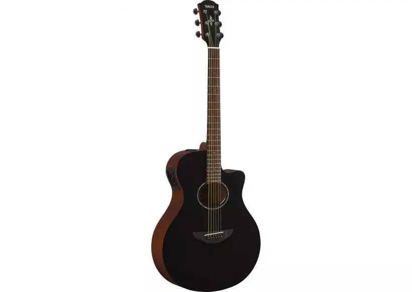 Yamaha Apx600m Sb Thinline Acoustic-Electric Guitar - Smokey Black *Free Shipping In The Usa* 1