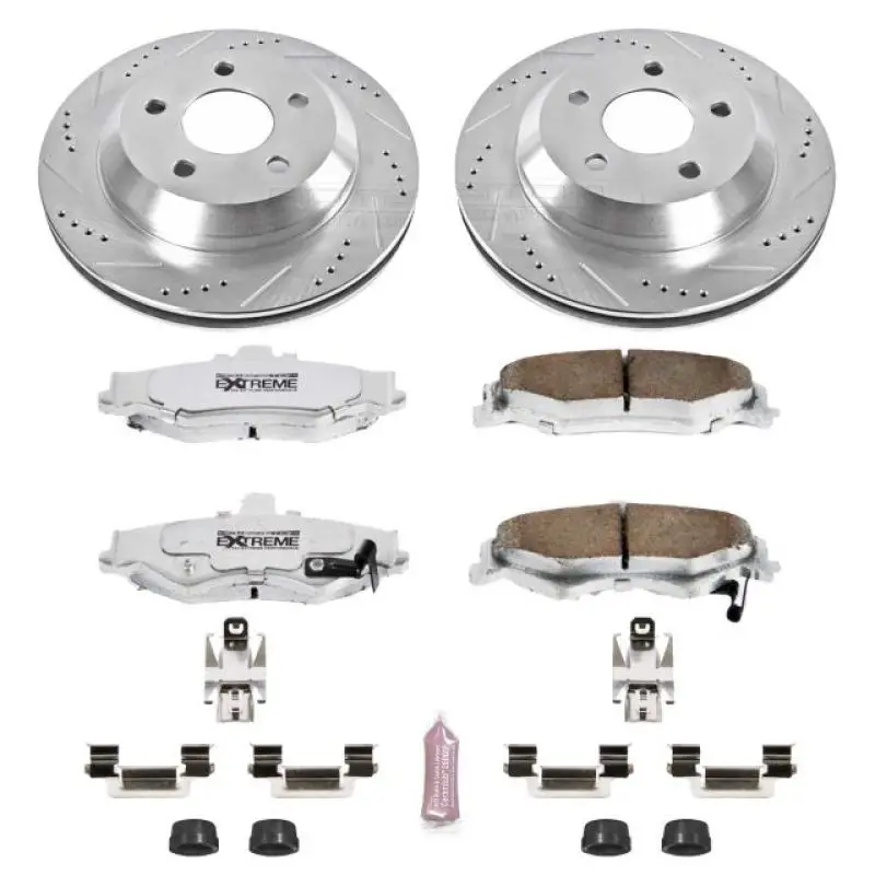 Powerstop 1998-2002 Chevrolet Camaro 4Th Gen Power Stop Rear Z26 Street Warrior Brake Kit 1