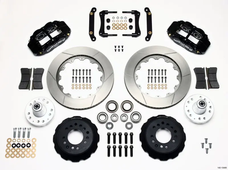 Wilwood 1970-1978 Chevrolet Camaro 2Nd Gen Narrow Superlite 6R Front Hub Kit 14.00In 1