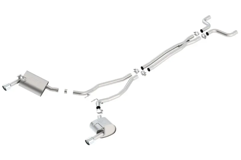 Borla 2014-2015 Chevrolet Camaro 5Th Gen 3.6L V6 Single Split Rear Exit Touring Catback Exhaust 1