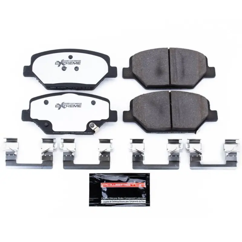 Powerstop 2016-2023 Chevrolet Camaro 6Th Gen Power Stop Envision Front Z26 Extreme Street Brake Pads W Hardware 1