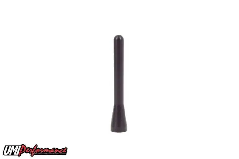 Umi Performance 1982-2002 Chevrolet Camaro 3Rd-4Th Gen Short Antenna Aluminum Black 1
