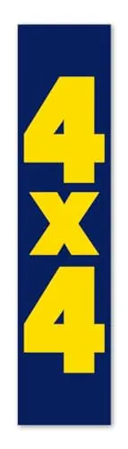 Premium Flat Top Swooper Flags - Regular Size (9' 10" × 2' 4") / Large Size (10' × 4') Advertising Banners - Single-Sided Printed Fabric Banners - Ideal For Events, Car Dealerships, And Outdoor Branding 1