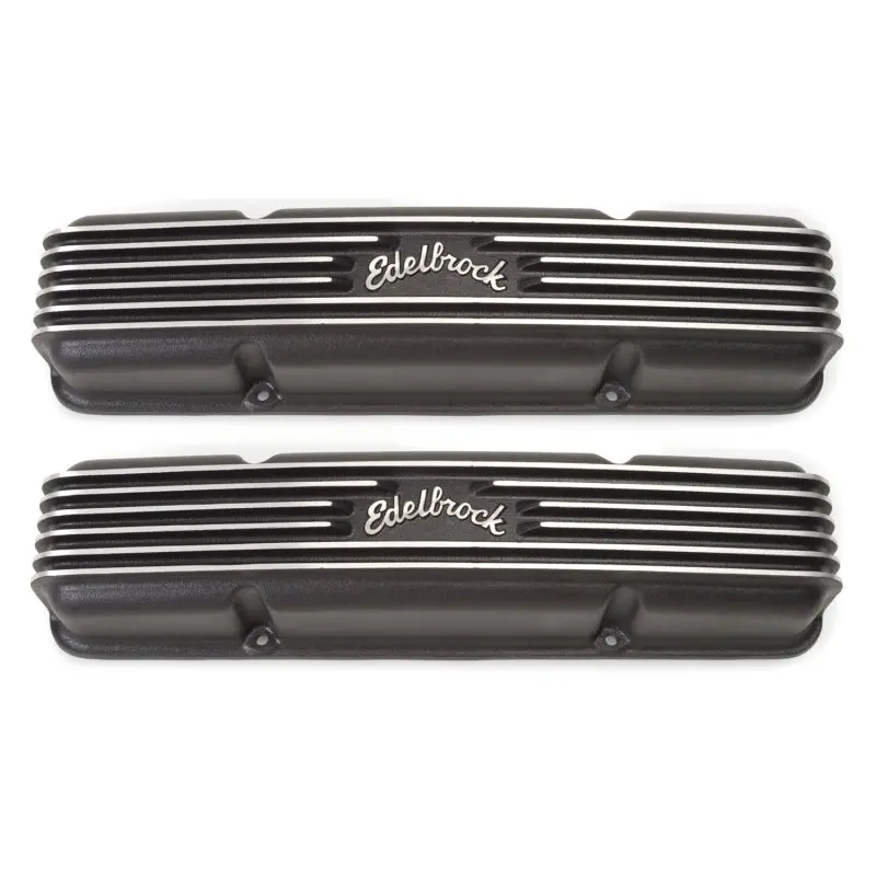Edelbrock 1967-1986 Chevrolet Camaro 1St-3Rd Gen Valve Cover Classic Series 262-400 Ci V8 Black 1