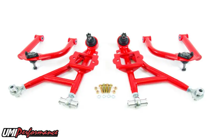 Umi Performance 1993-2002 Chevrolet Camaro 4Th Gen Gm F-Body Front A-Arm Kit Adjustable Lower Budget Drag 1