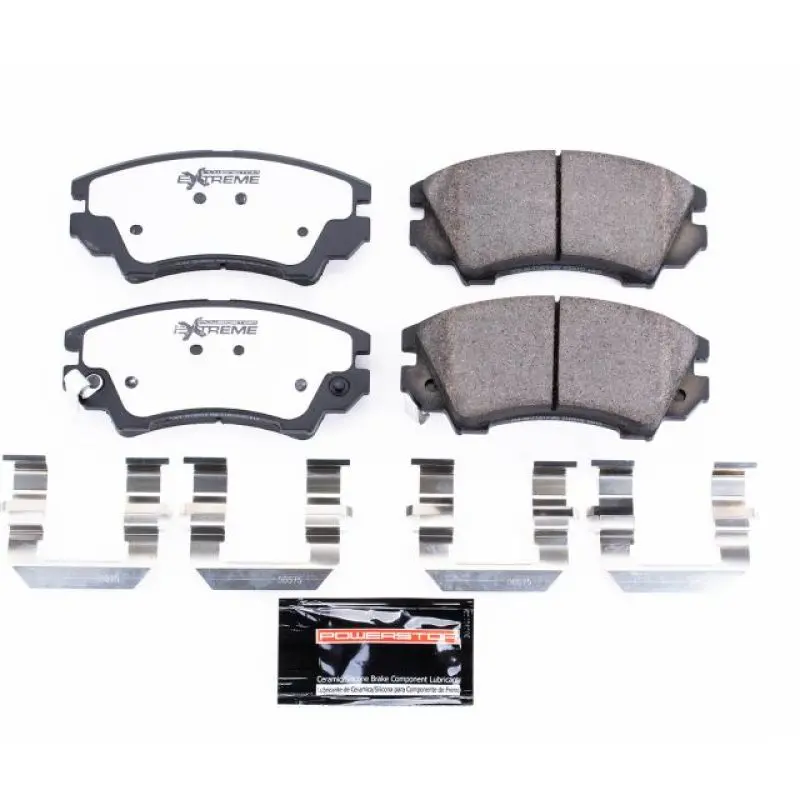 Powerstop 2010-2015 Chevrolet Camaro 5Th Gen Power Stop Regal Front Z26 Extreme Street Brake Pads W Hardware 1