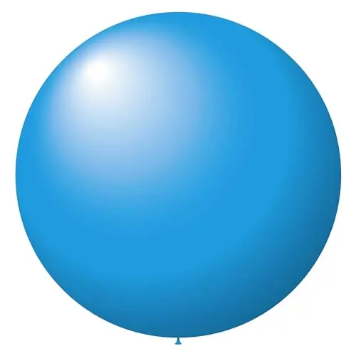 60" Giant Vibrant Color Latex Balloons - Premium Round Balloons For Festive Auto Decor - Heavy-Duty Jumbo Balloons With Long-Lasting Flight And Easy-To-Tie Long Necks 1