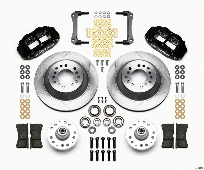 Wilwood 1970-1978 Chevrolet Camaro 2Nd Gen Narrow Superlite 6R Front Hub & 1Pc Rtr Kit 12.88In 1