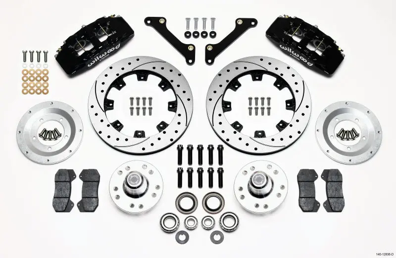 Wilwood 1979-1981 Chevrolet Camaro 2Nd Gen Dynapro 6 Front Hub Kit 12.19In Drilled 1