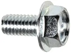 Slotted Hex Washer Head License Plate Screws - #14 × 3/4" Size - Durable Black E-Coat Corrosion-Resistant Universal Fit Screws For Car Dealerships - Bulk Pack Of 100 1