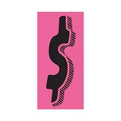 Number Window Stickers - Black & Pink Car Dealer Number Stickers - Durable, Weatherproof Vinyl With Easy On/Off Adhesive - Back Slit For Seamless Installation - 7-1/2" 1