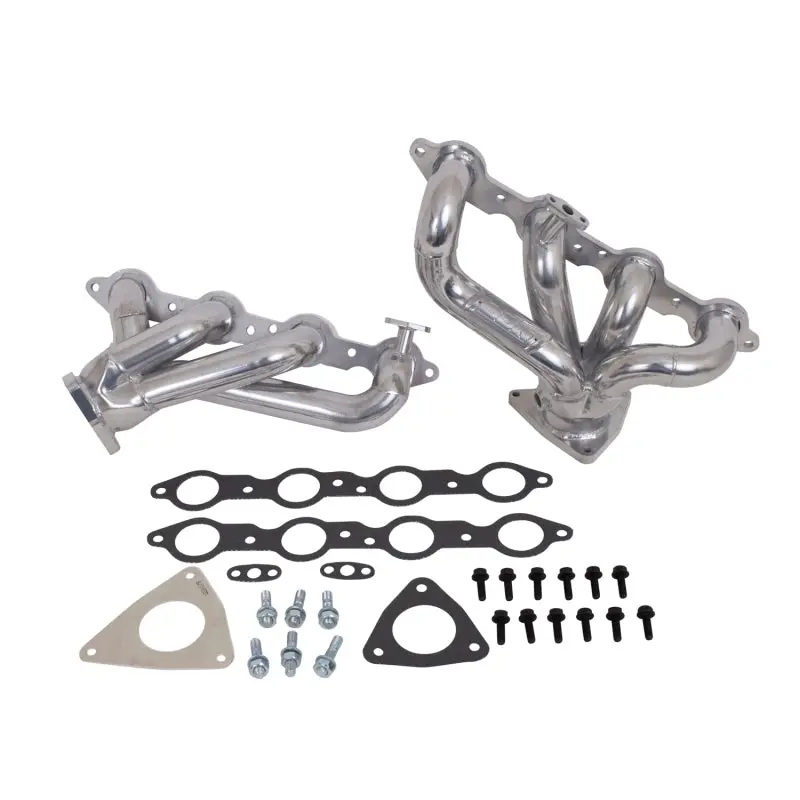 Bbk 2001-2002 Chevrolet Camaro 4Th Gen Firebird Ls1 Shorty Tuned Length Exhaust Headers 1-3 4 Silver Ceramic 1