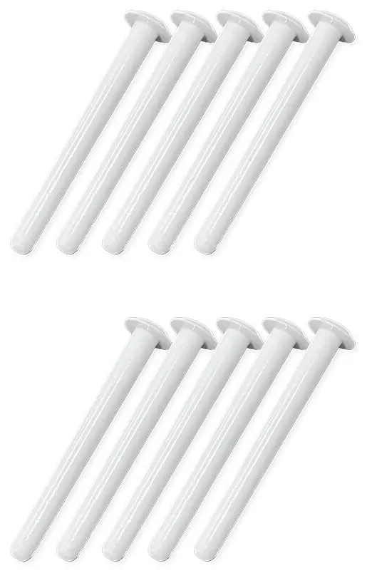 Reusable Balloon Inflation Plug Set - Durable Plastic Replacement Plugs For Balloon Inflator/Deflator - Ideal Balloon Decoration Supplies For Parties And Events - 10Pcs/Pack 1