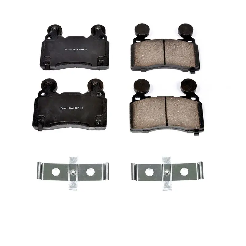 Powerstop 2010-2015 Chevrolet Camaro 5Th Gen Power Stop Ct6 Front Z17 Evolution Ceramic Brake Pads W Hardware 1