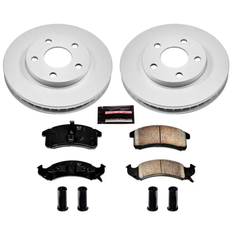 Powerstop 1993-1993 Chevrolet Camaro 4Th Gen Power Stop Lesabre Front Z17 Evolution Geomet Coated Brake Kit 1