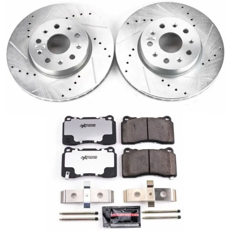 Powerstop 2016-2024 Chevrolet Camaro 6Th Gen Power Stop Front Z26 Street Warrior Brake Kit 1