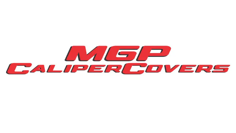 Mgp 2016-2024 Chevrolet Camaro 6Th Gen 4 Caliper Covers Engraved Front & Rear Gen 5 Red Finish Silver Ch 1
