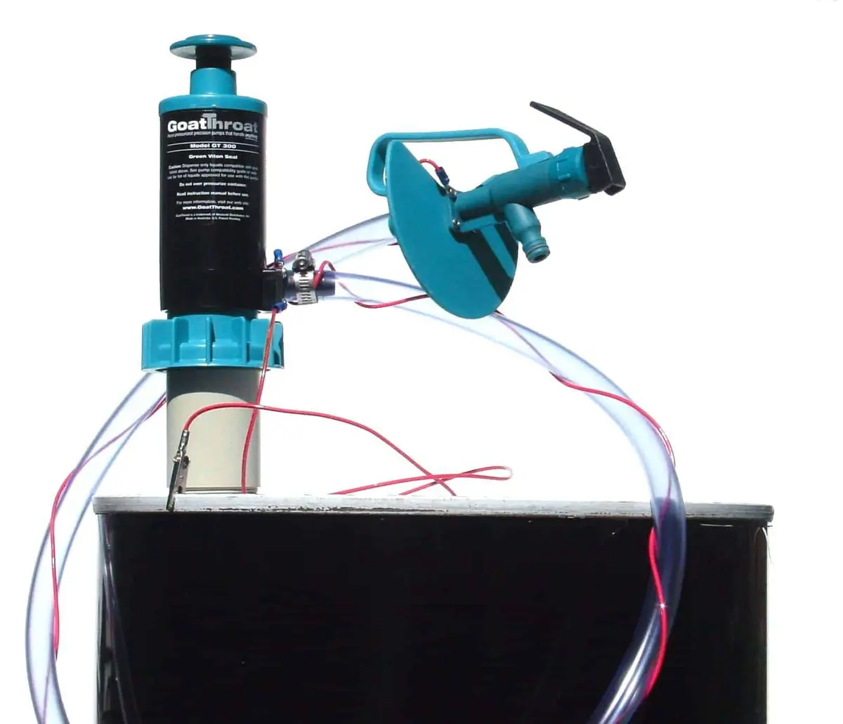 Groundable Drum Pump And Remote Tap With Epdm Seal, Ptfe Hose, 5 Foot Section 1