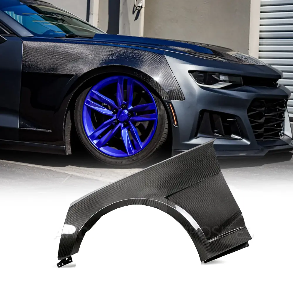 2016 -2024 Camaro Carbon Fiber Type-Ss Style Fenders (Pair) 1