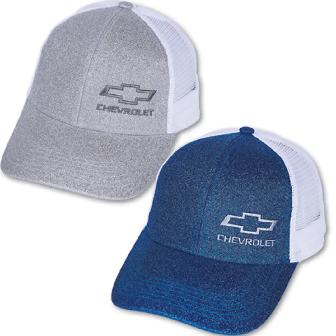 Chevy Bowtie Glitter Bomb Trucker Hat 1