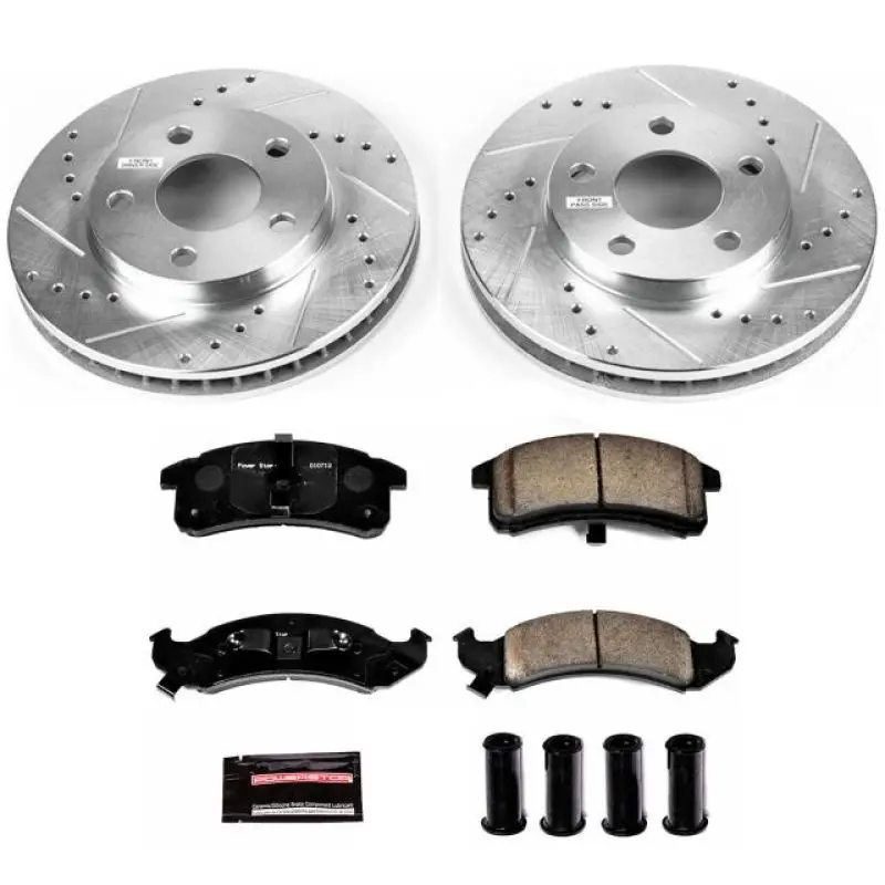Powerstop 1994-1997 Chevrolet Camaro 4Th Gen Power Stop Lesabre Front Z23 Evolution Sport Brake Kit 1