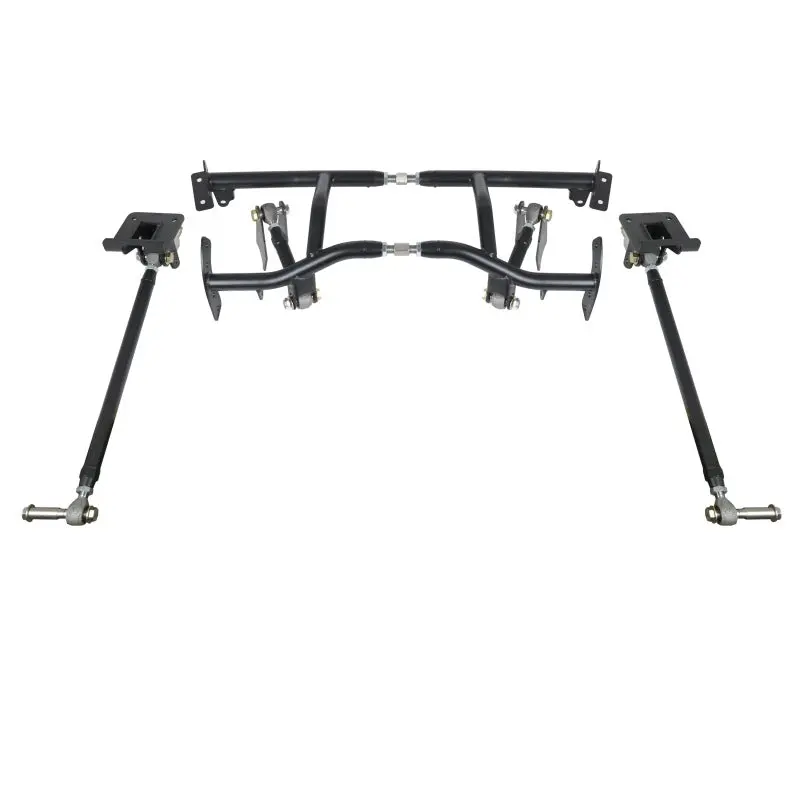 Ridetech 1970-1981 Chevrolet Camaro 2Nd Gen Gm F-Body Bolt-On 4-Link With Double Adj. Bars, R-Joints, Cradle, And Other Hardware 1