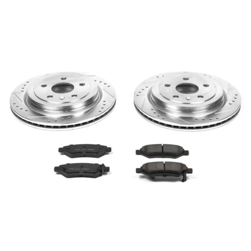 Powerstop 2010-2015 Chevrolet Camaro 5Th Gen Power Stop Rear Z23 Evolution Sport Brake Kit 1