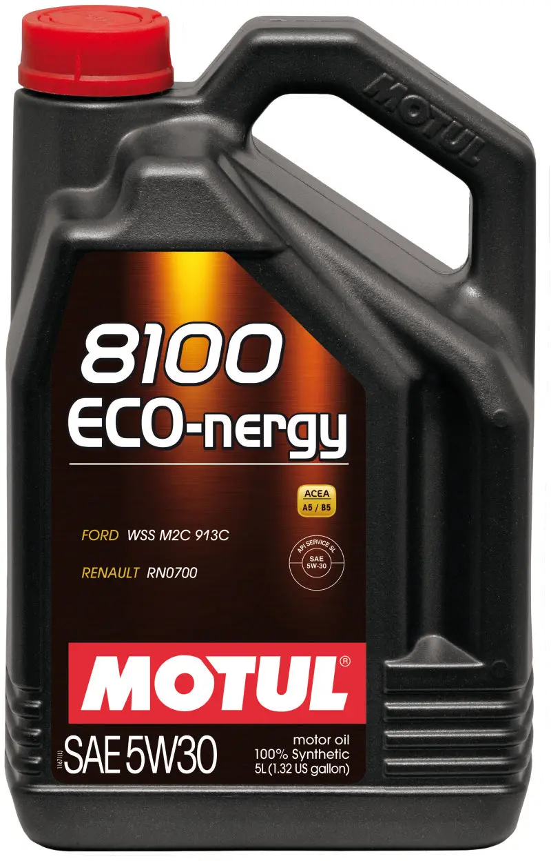 Motul 1980-2015 Chevrolet Camaro 2Nd-5Th Gen 5L Synthetic Engine Oil 8100 5W30 Eco-Nergy 913C 1