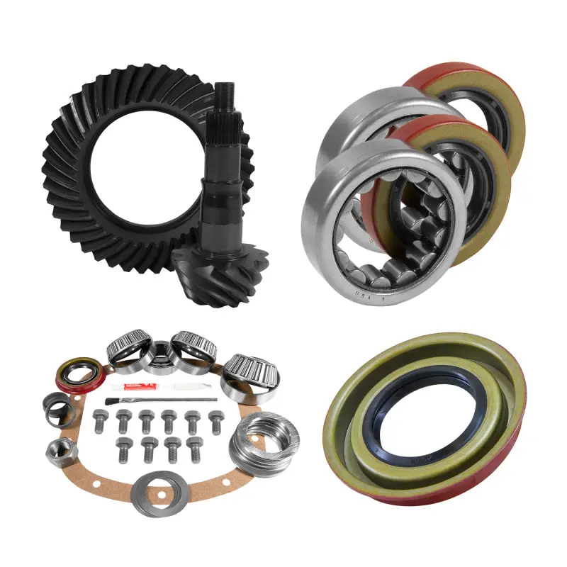 Yukon Gear & Axle 1982-2002 Chevrolet Camaro 3Rd-4Th Gen Yukon Gear 7.5In 7.625In Gm 3.08 Rear Ring & Pinion Install Kit 2.25In Od Axle Bearings 1