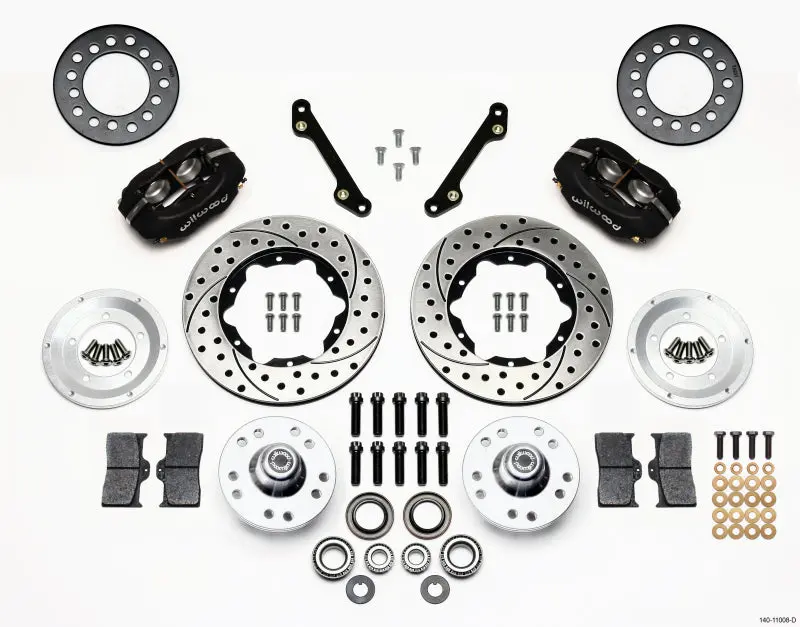 Wilwood 1979-1981 Chevrolet Camaro 2Nd Gen Forged Dynalite Front Kit 11.00In Drilled 1