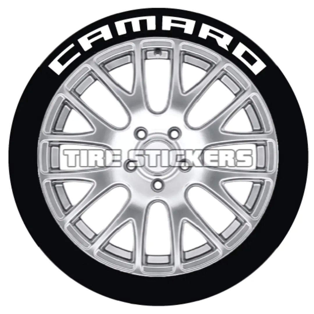 Camaro Tire Stickers - 4 Of Each - 19"-21" - 1" 1