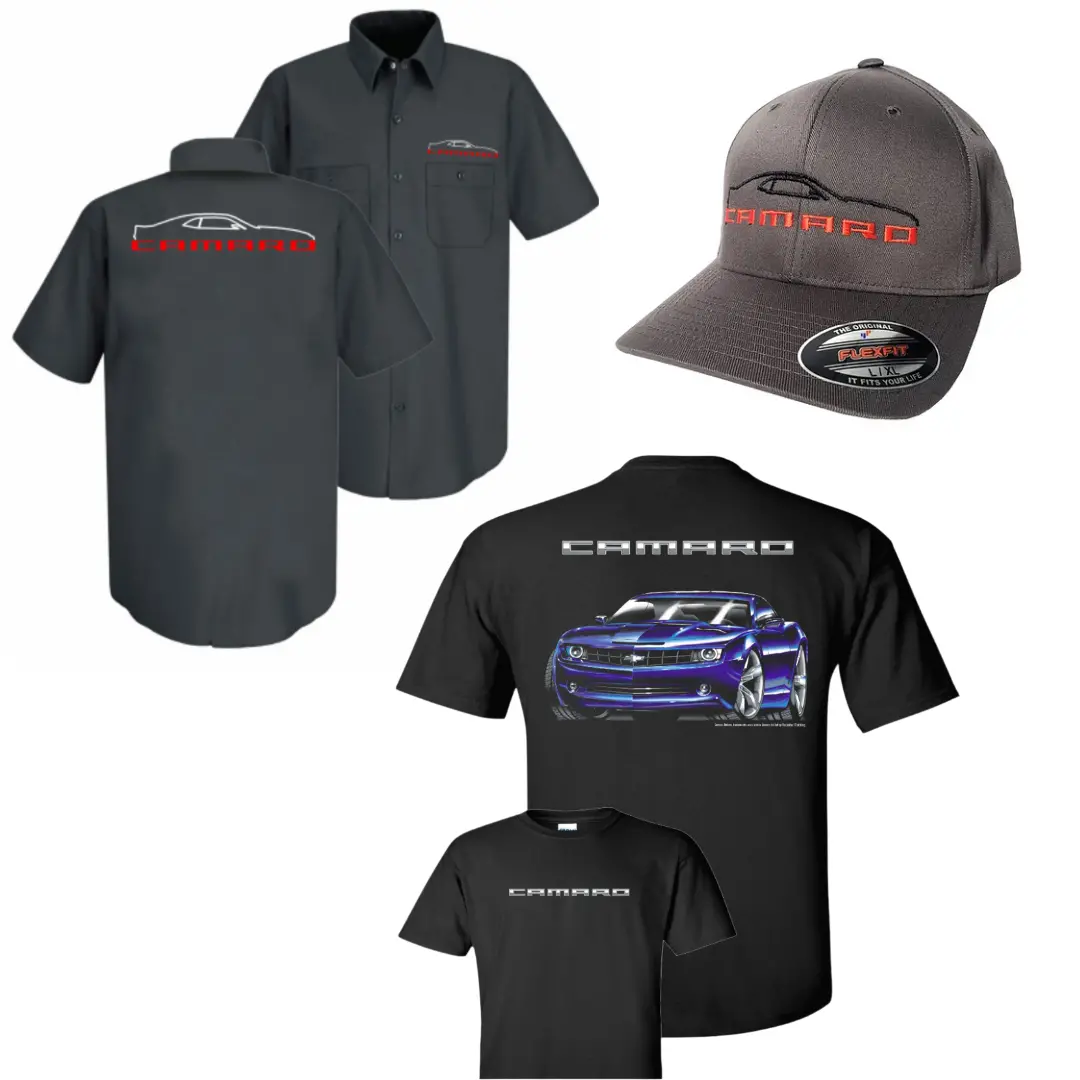 Camaro 5Th Generation Hat & Shirt Bundle 1