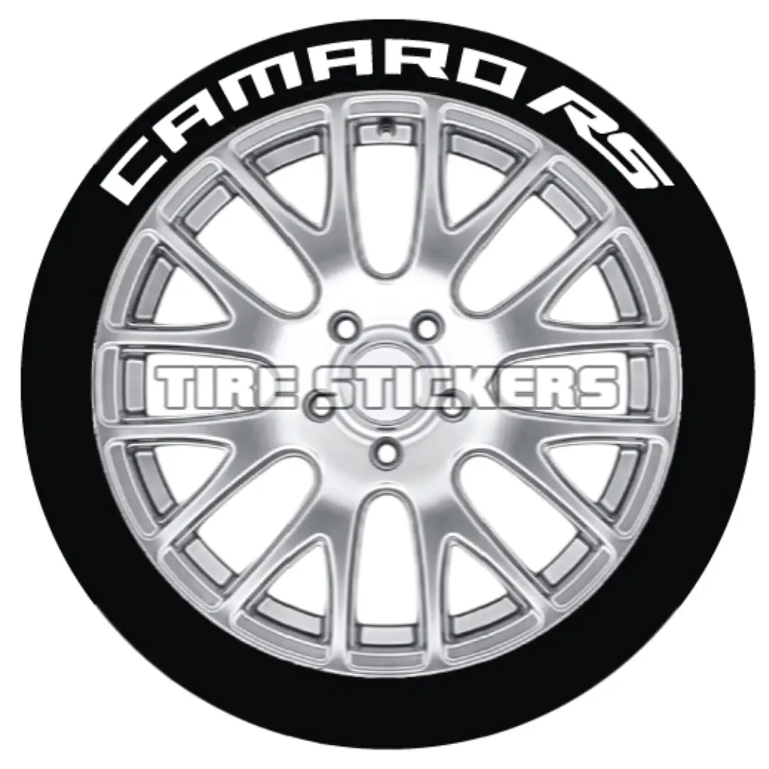 Camaro Rs Tire Stickers - 4 Of Each - 19"-21" - 1" 1