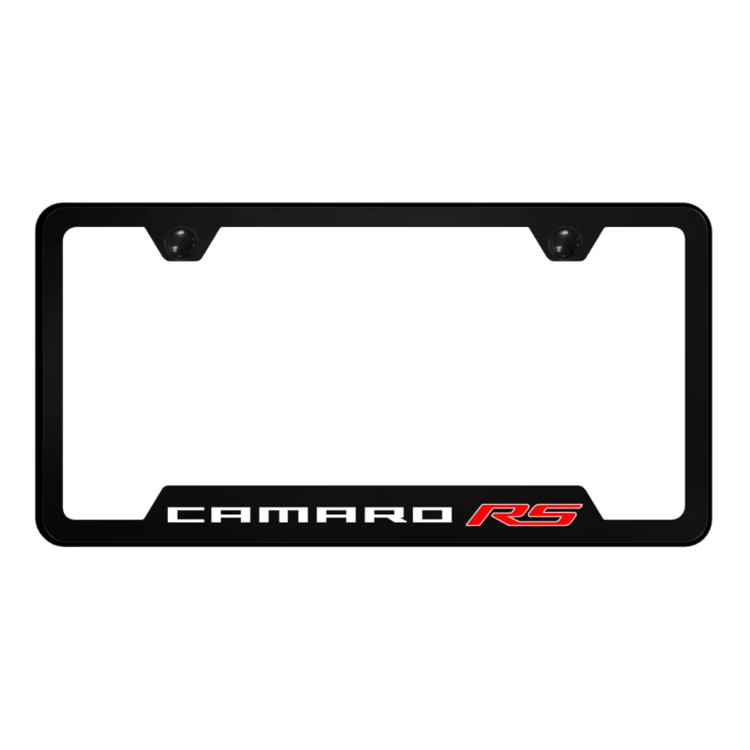 Camaro Rs Pc Notched Frame - Uv Print On Black 1