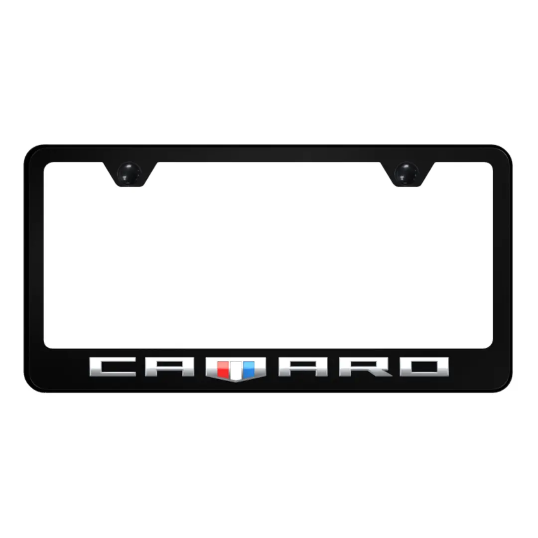 Camaro Shield Pc Frame - Uv Print On Black 1
