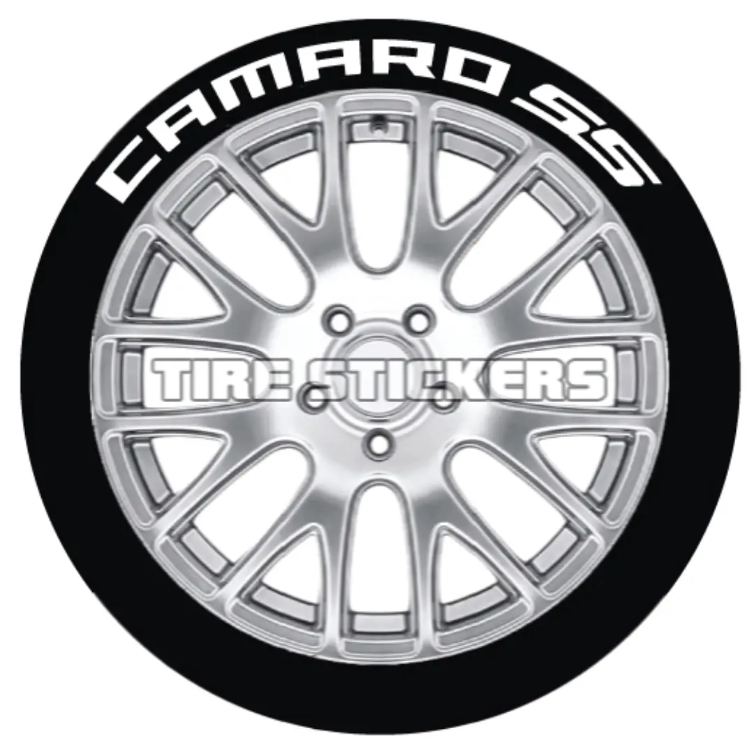 Camaro Ss Tire Stickers - 4 Of Each - 14"-16" - 1.5" 1