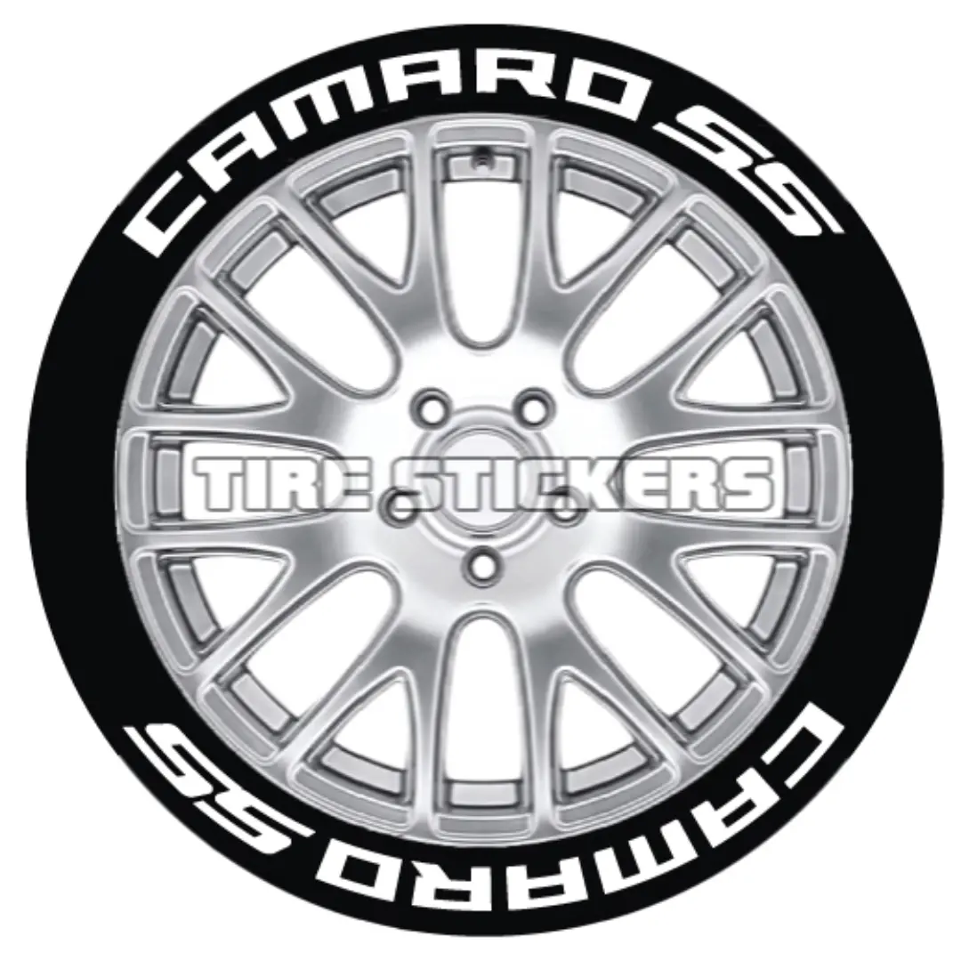 Camaro Ss Tire Stickers - 8 Of Each - 14"-16" - 1.5" 1