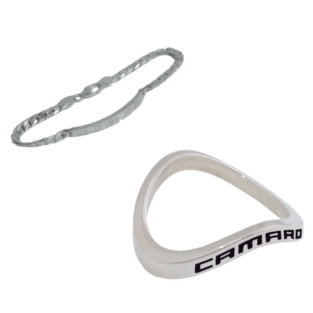 Camaro Thumb Ring & Camaro Unisex Bracelet Bundle 1