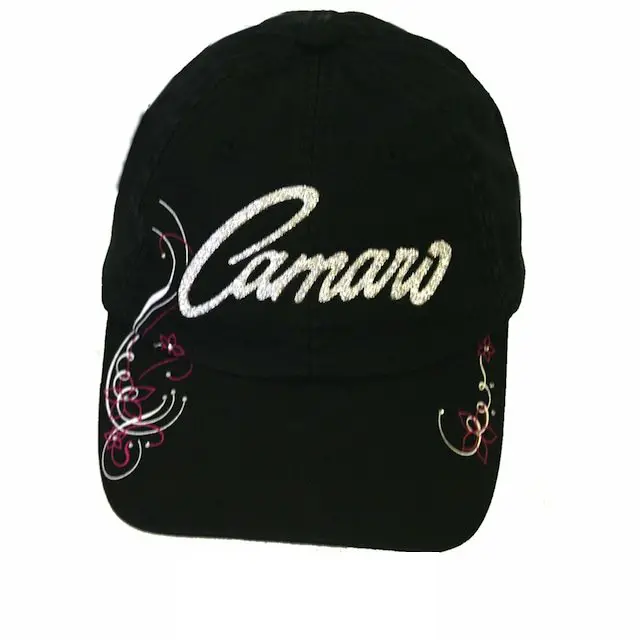 Camaro Glitter Script Ladies Hat / Cap 1