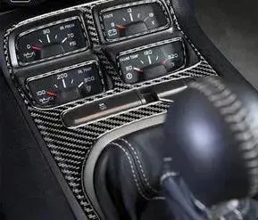 Carbon Fiber Center Console Overlay For  Chevrolet Camaro 2010-2015 1
