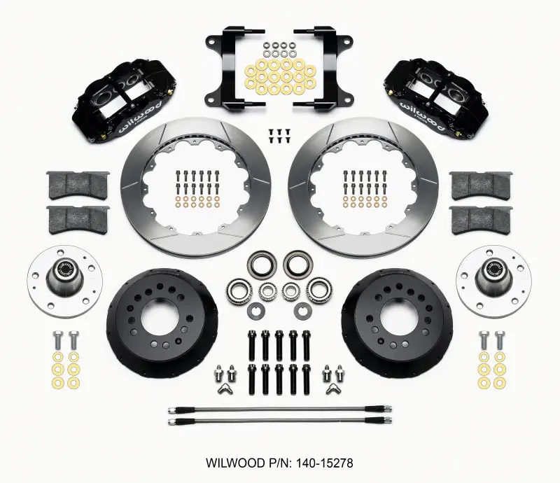 Wilwood 1982-1992 Chevrolet Camaro 3Rd Gen Narrow Superlite 6R Front Hub Kit 12.88In 1