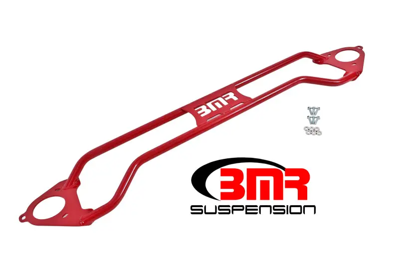 Bmr Suspension 2016-2020 Chevrolet 6Th Gen Camaro Bmr Front Twin Tube Design Strut Tower Brace Red 1